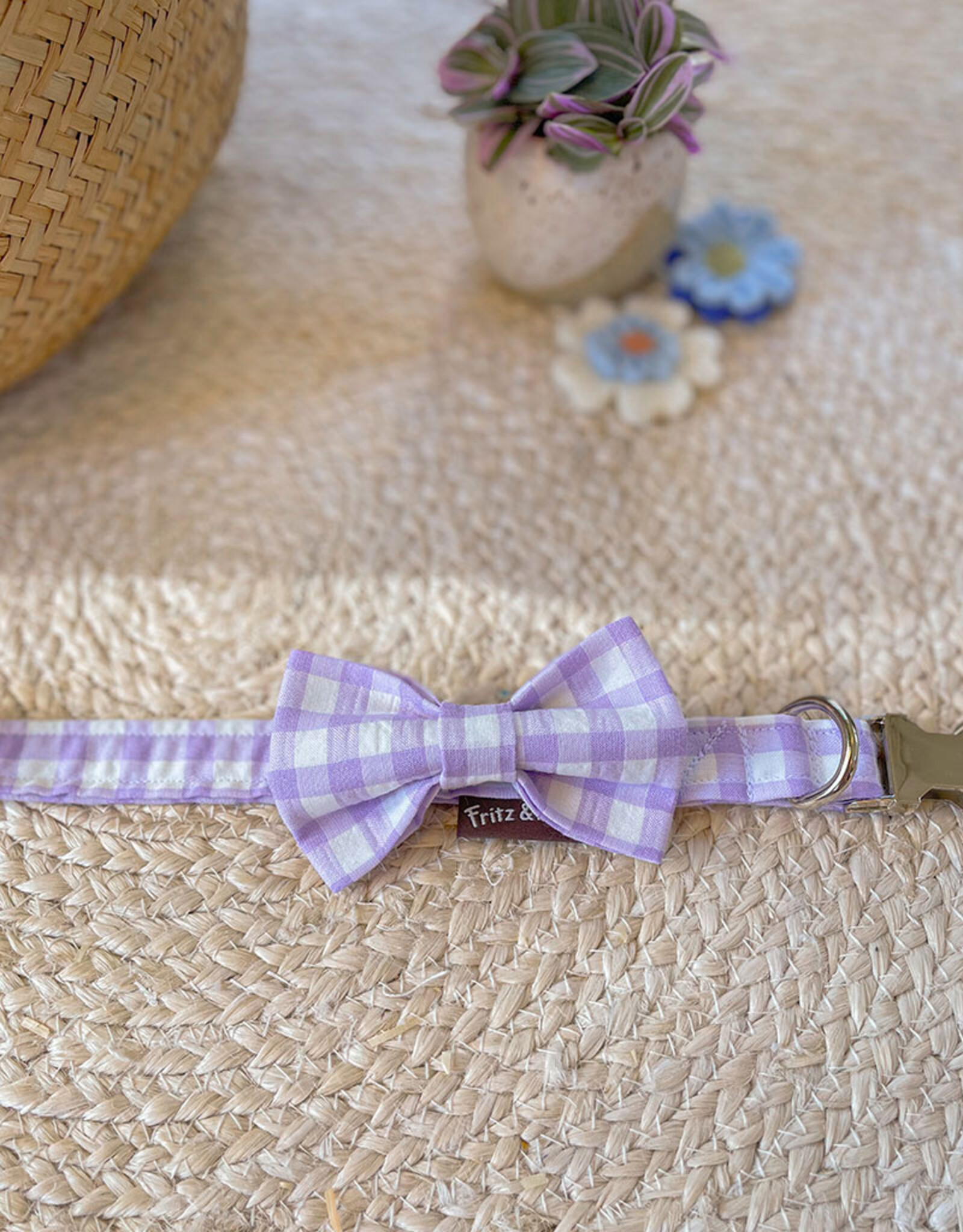Bow Tie  Lavender Breeze | Lilac Pink Vichy Check (last mini/S)