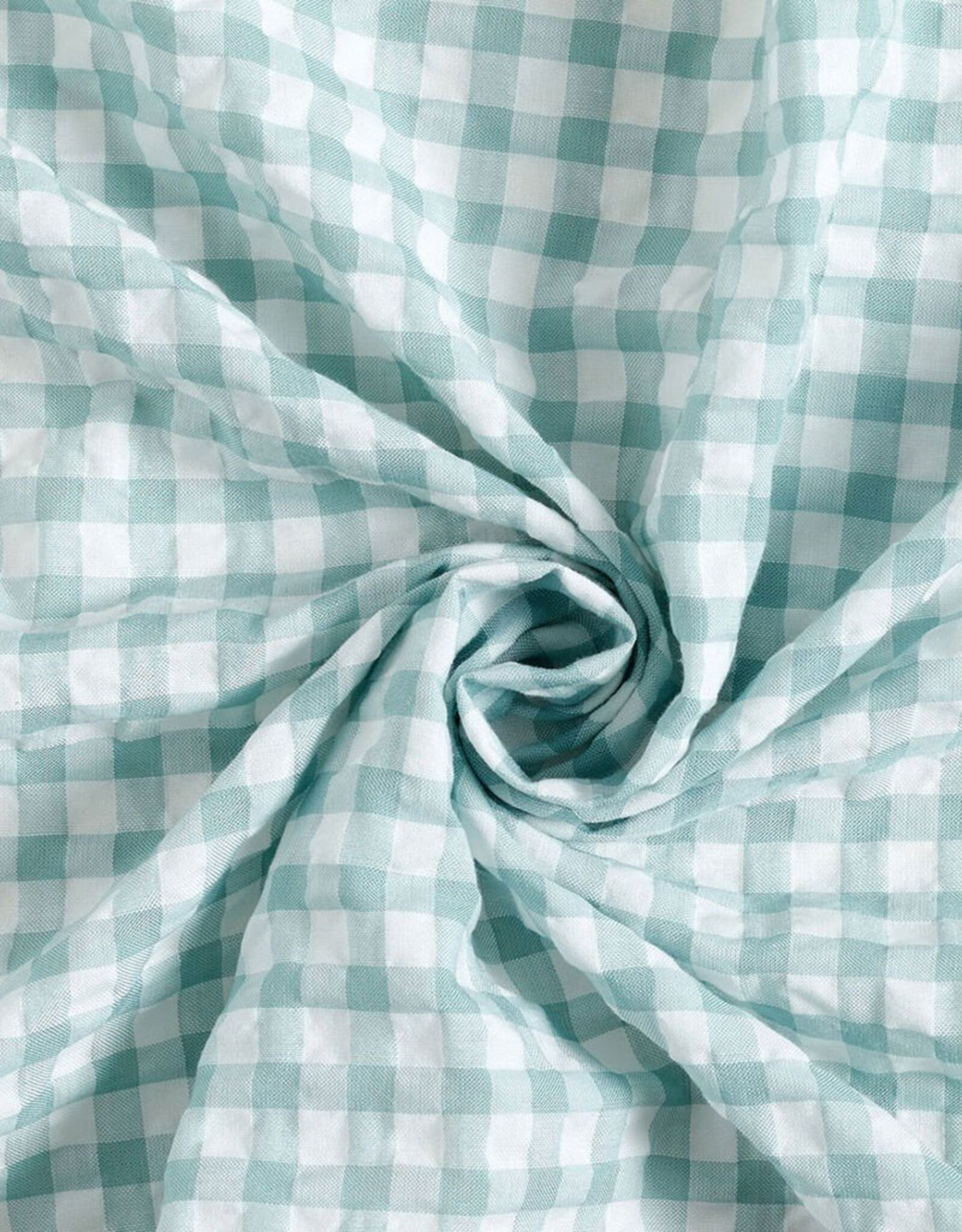 Slip-On Bandana Eucalyptus Mist | Eucalyptusgroen ruitje