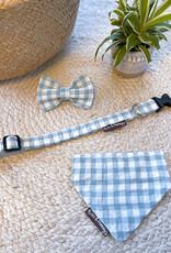 Bow Tie Eucalyptus Mist | Eucalyptus green check (last mini)