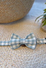 Bow Tie Eucalyptus Mist | Eucalyptus green check (last mini)