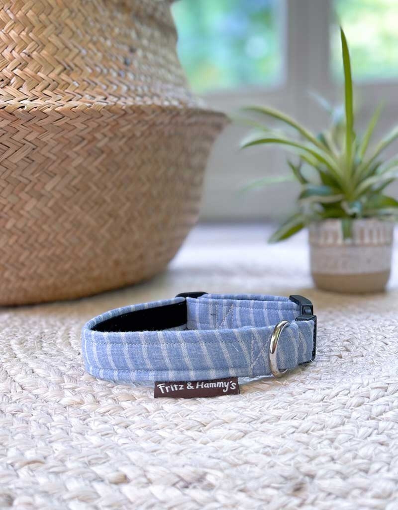Collar Azure Breeze | Blue White Stripes