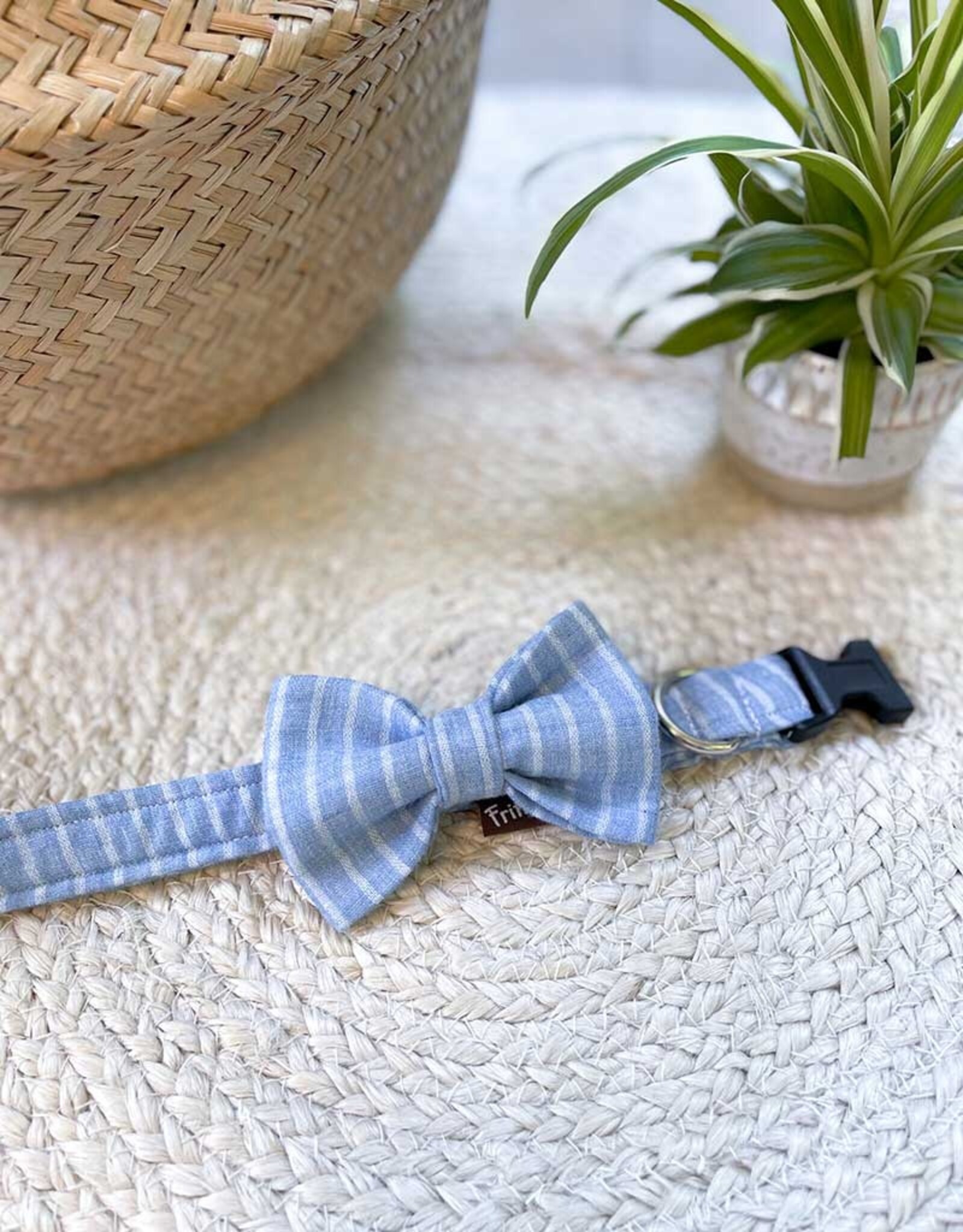 Strik Azure Breeze | Blauw met wit streepje