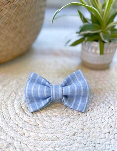 Strik Azure Breeze | Blauw met wit streepje