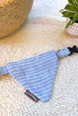 Slip-On Bandana Azure Breeze | Blue White Stripes