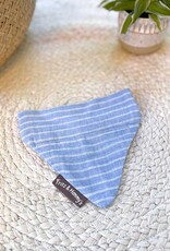 Slip-On Bandana Azure Breeze | Blue White Stripes