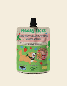 Peanut Butter Strawberry Jelly | Pindakaas Pouch voor Honden