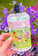 Meaty Licks Peanut Butter Strawberry Jelly | Pindakaas Pouch voor Honden | Meaty Licks