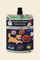 Meaty Licks Peanut Butter Pouch for Dogs  | Pumpkin Flavour