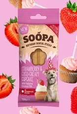 Soopa Soopa | Natuurlijke Dental Stick | Strawberry & Coco-Cream Cupcake