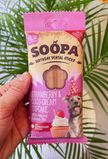 Soopa Soopa | Natuurlijke Dental Stick | Strawberry & Coco-Cream Cupcake