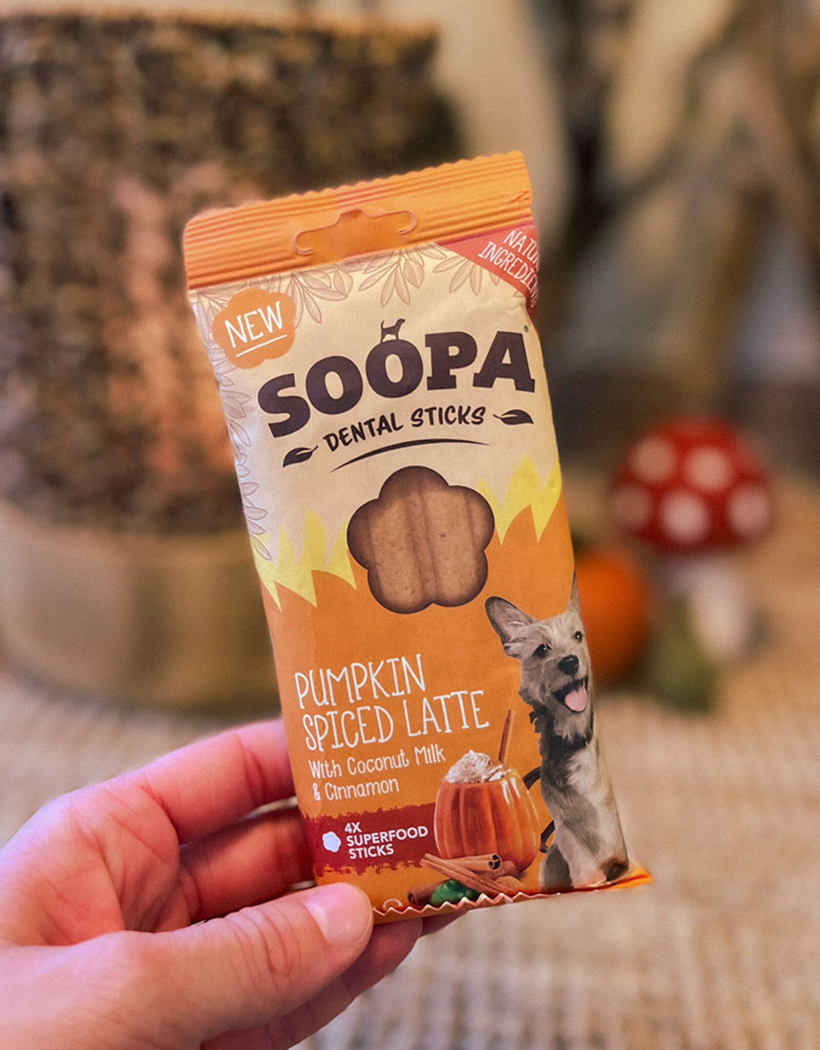 Soopa Soopa | Natuurlijke Dental Stick | Pumpkin Spiced Latte