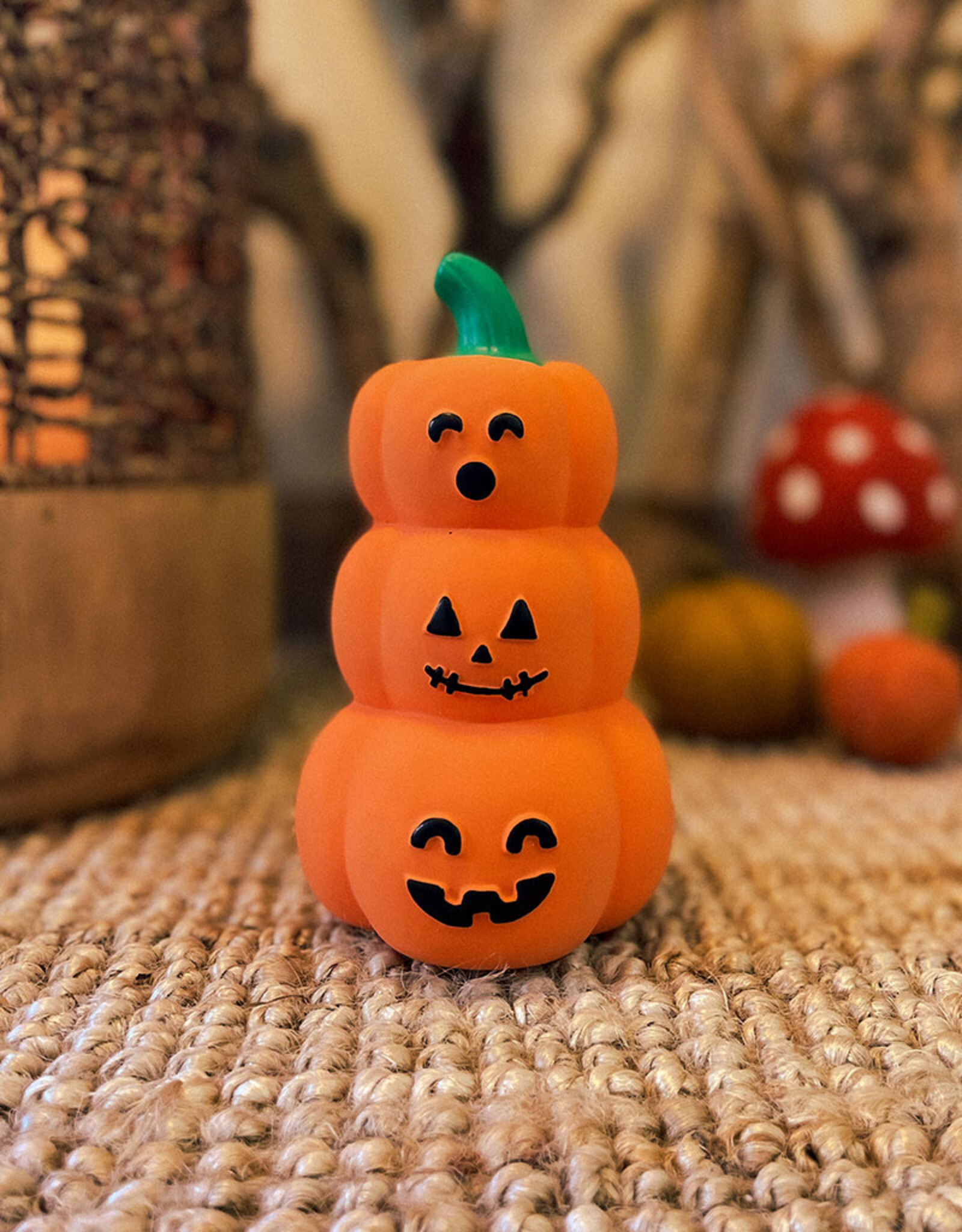 Fringe Pumpkin Stack | Halloween Latex Hondenspeeltje