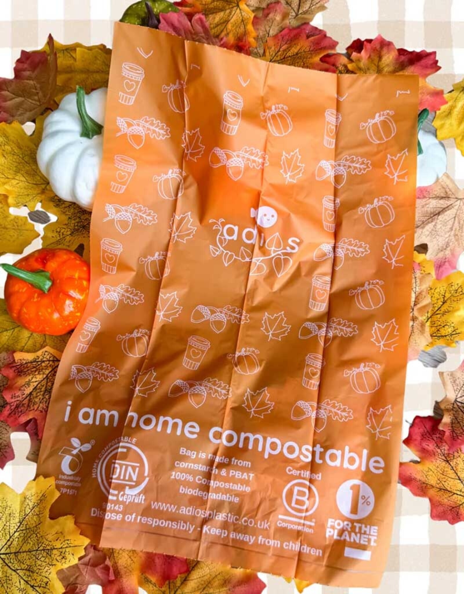 Adios Plastic | Composteerbare Poepzakjes | Herfst