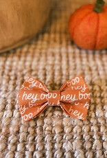 Strik Hey Boo | Halloweenprint Oranje
