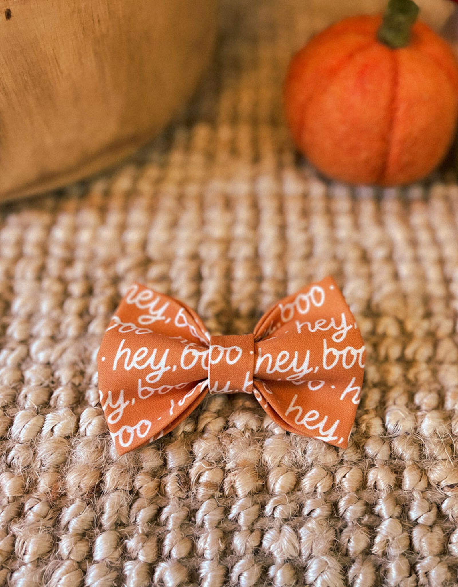 Strik Hey Boo | Halloweenprint Oranje