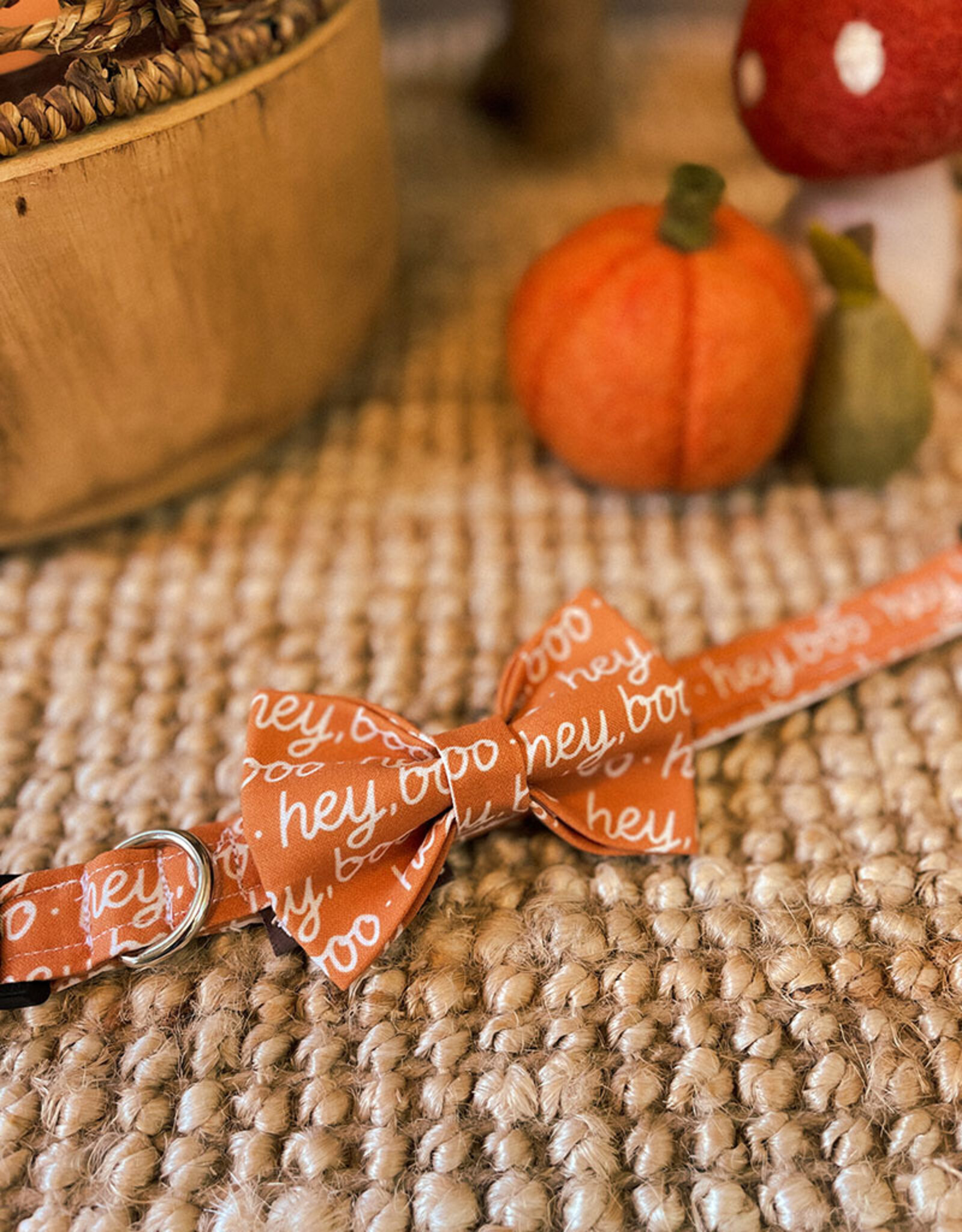 Strik Hey Boo | Halloweenprint Oranje