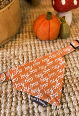 Slip-On Bandana  Hey Boo | Halloweenprint Oranje