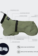 PAIKKA PAIKKA | Reflective Raincoat | Shell Jacket Green