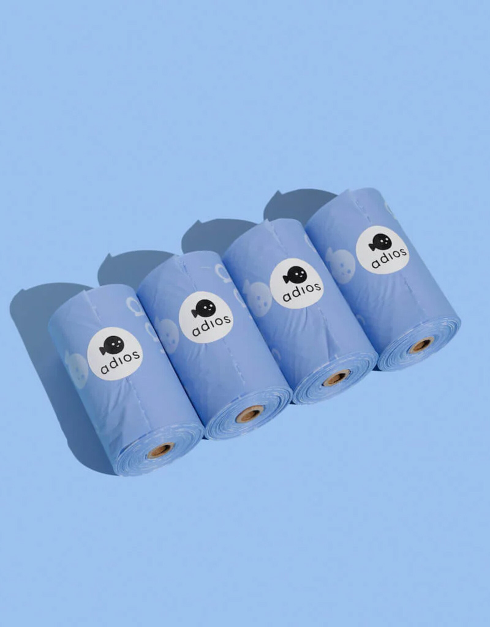 Adios Plastic | Composteerbare Poepzakjes (120) | Cornflower Blue