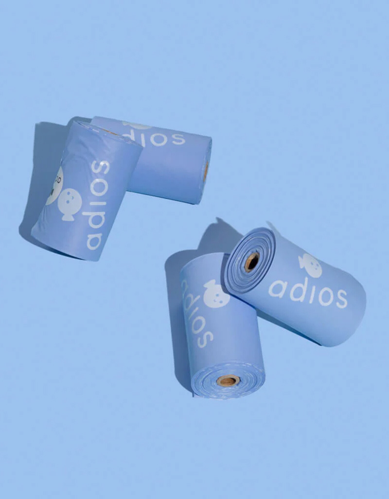 Adios Plastic | Compostable Poop Bags (120) | Cornflower Blue