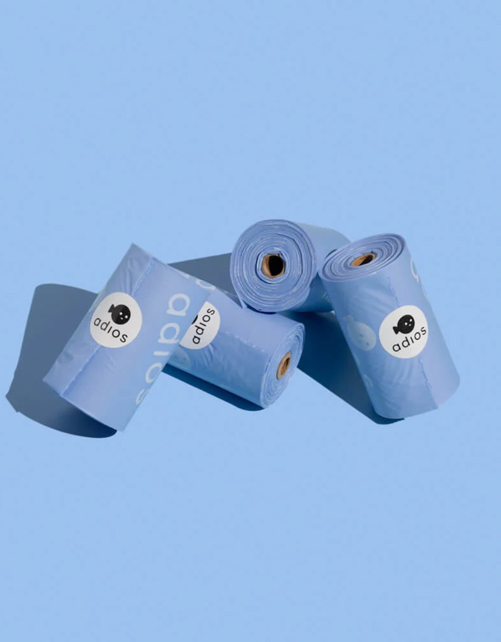 Adios Plastic | Composteerbare Poepzakjes (120) | Cornflower Blue