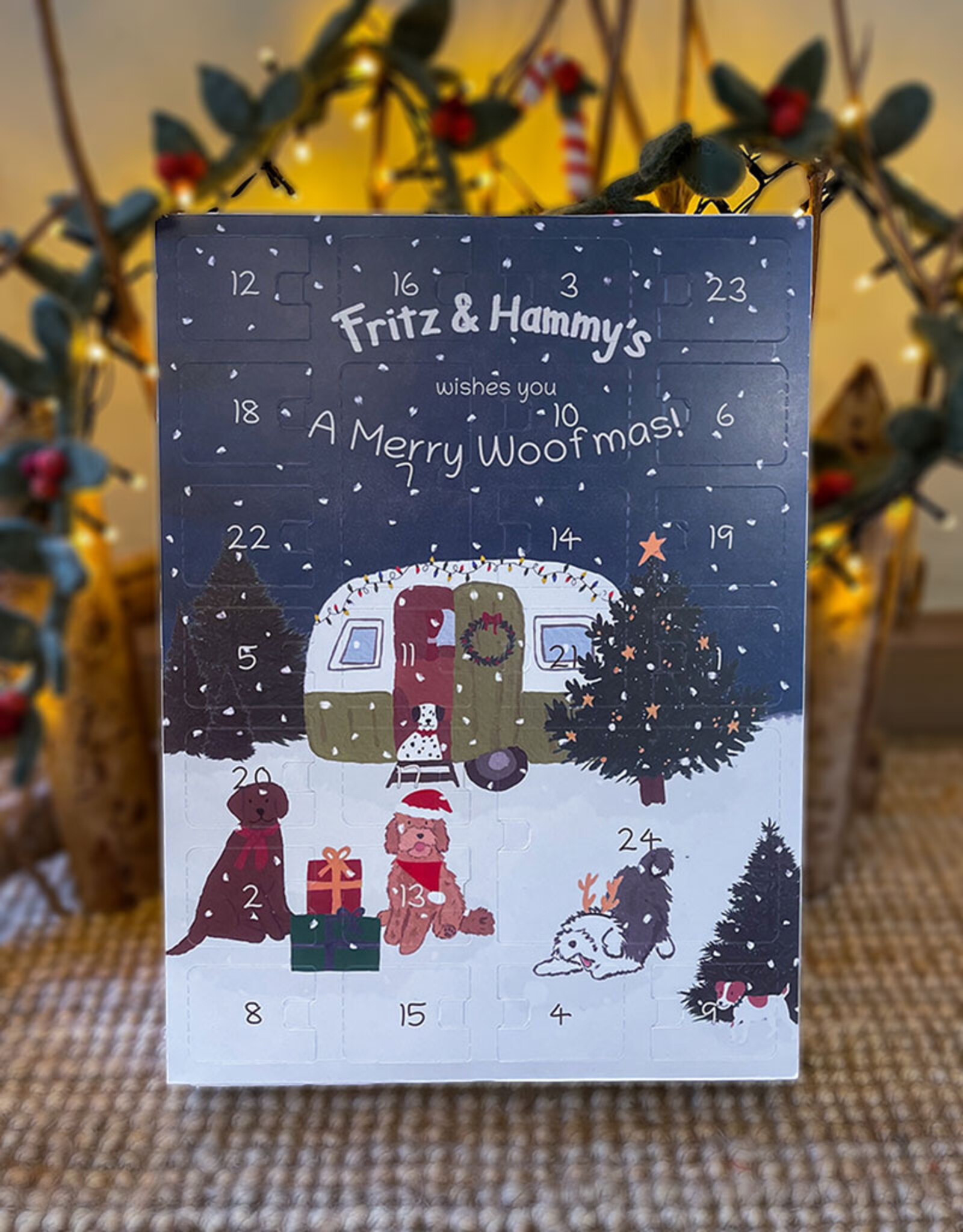 Advent Calendar for Dogs | Christmas Cookies & 7 gifts