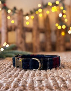 Halsband | Midnight Tartan (laatste XS, S of M)