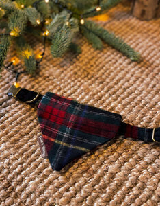 Slip-On Bandana | Midnight Tartan (laatste S of S/M)