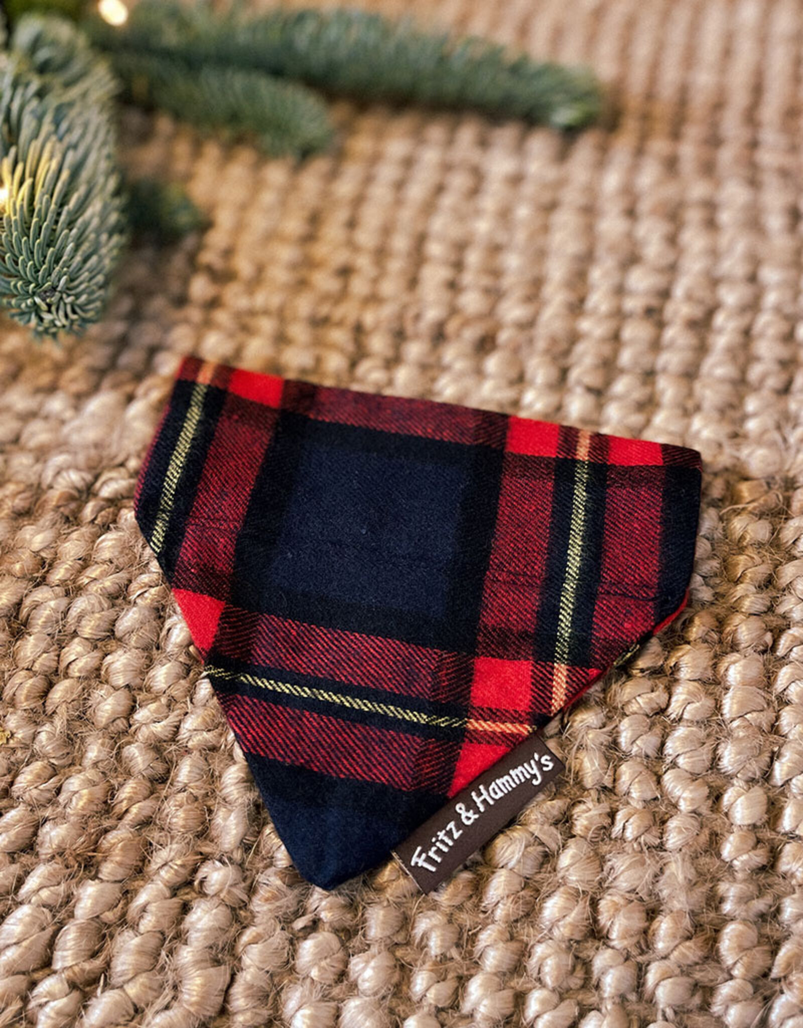 Slip-On Bandana | Winter Plaid