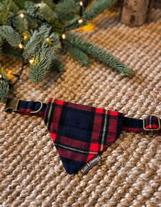 Slip-On Bandana | Winter Plaid