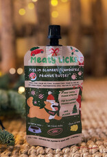 Meaty Licks Kerst Pindakaas Pouch voor Honden | Pigs in a blanket