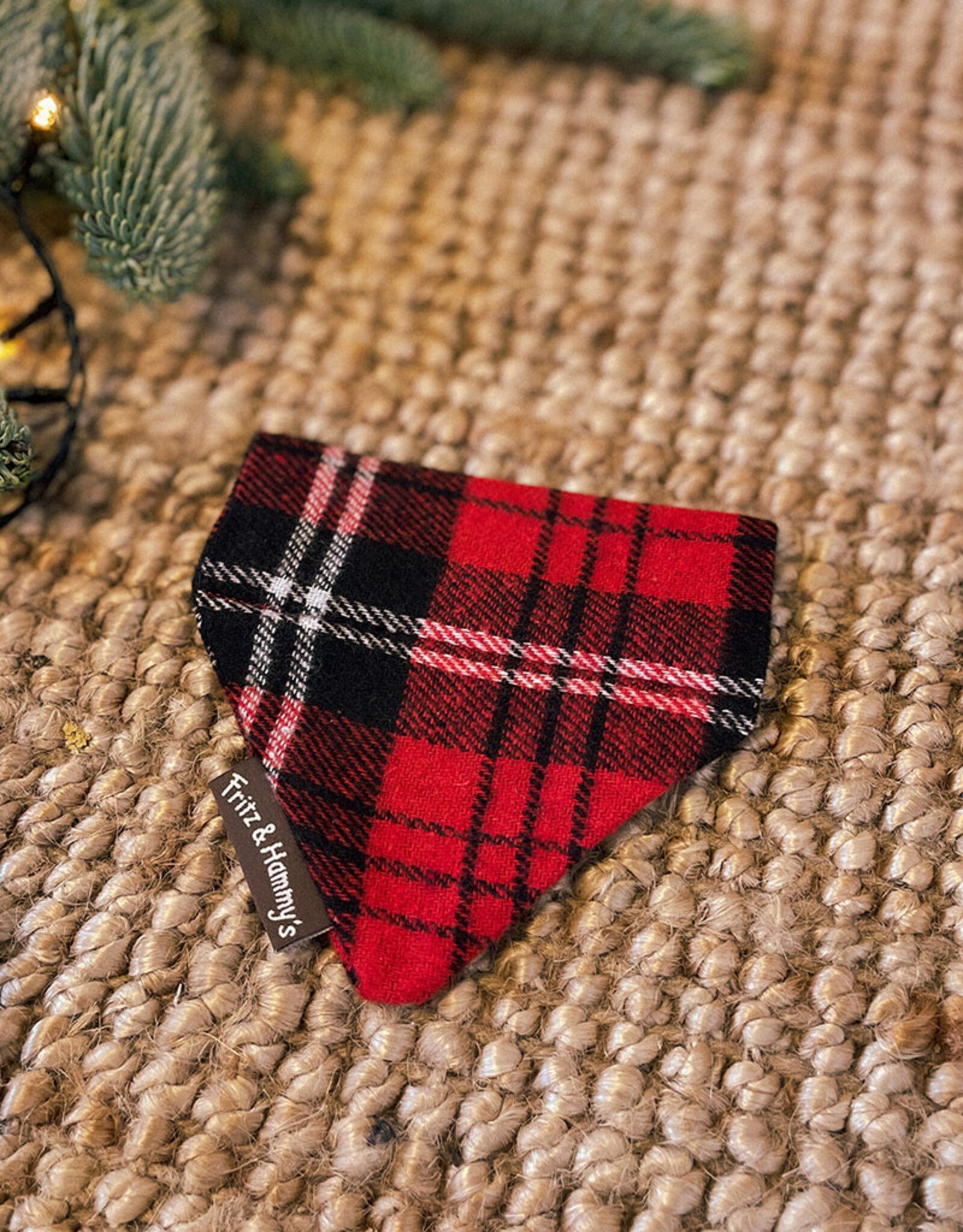 Slip-On Bandana | Highland Red Flannel