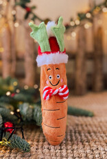 Christmas Carrot Claus | Toy with long squeeker