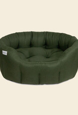 Earthbound Round Morland Dog Bed | Dark Green