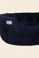 Earthbound Round Chester Dog Bed | Oxford Blue