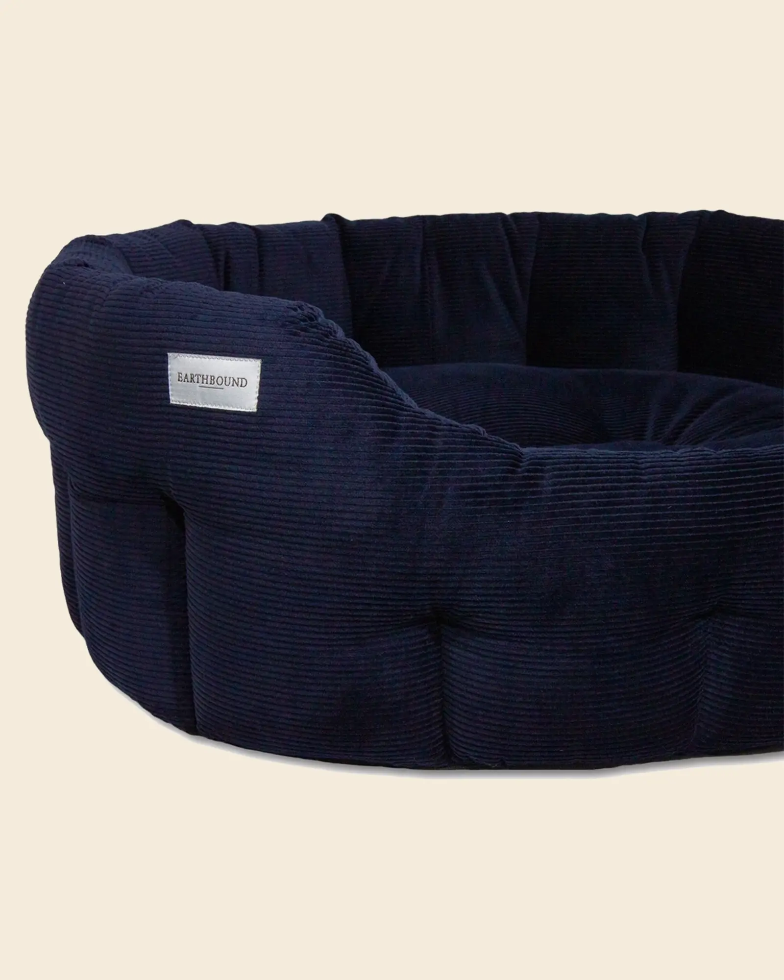 Earthbound Hondenmand rond | Chester Donkerblauw