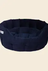 Earthbound Round Chester Dog Bed | Oxford Blue
