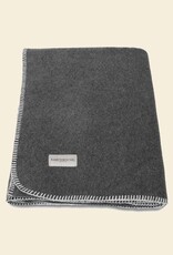 Earthbound Stitched Fleece Blanket for Dogs | Charcoal Grey