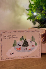Kerstkaartje | Merry Christmas | Schaatsbaan