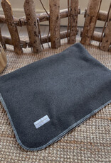 Earthbound Stitched Fleece Blanket for Dogs | Charcoal Grey