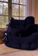 Earthbound Round Chester Dog Bed | Oxford Blue