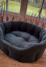 Earthbound Round Morland Dog Bed | Dark Green