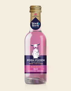Woof & Brew Rosé wijn voor honden | POSH POOCH BARKER BAY
