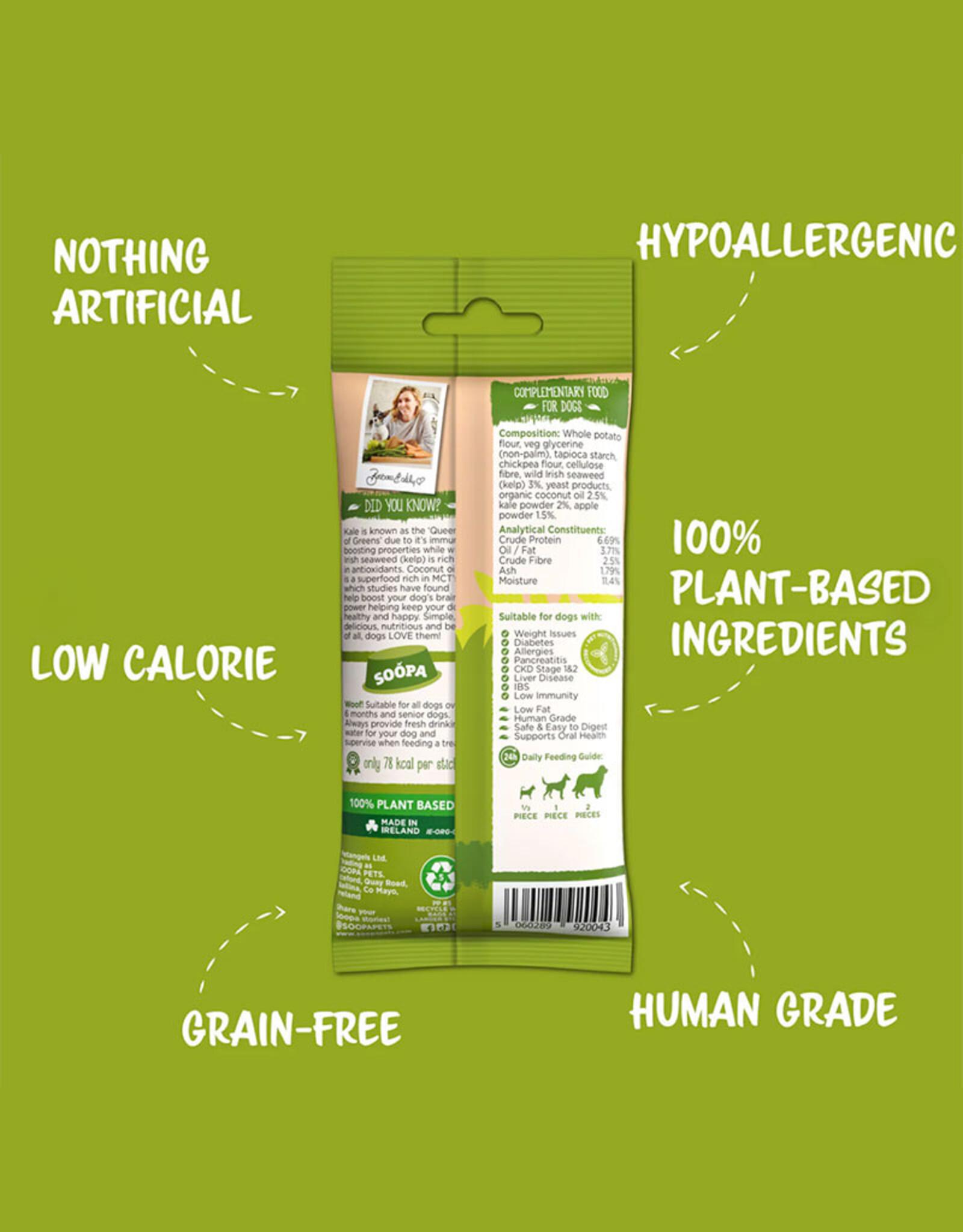 Soopa Soopa | Natuurlijke Dental Stick | Appel & Boerenkool