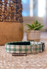 Dog Collar | Prairie Green Check