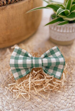 Dog Bow Tie | Prairie Green Check