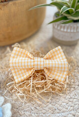 Strik voor honden | Buttercup Check | gele vichy ruit