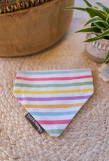 Slip-On Bandana  | Pastel Rainbow