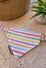 Slip-On Bandana  | Pastel Rainbow