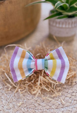 Dog Bow Tie | Pastel Rainbow